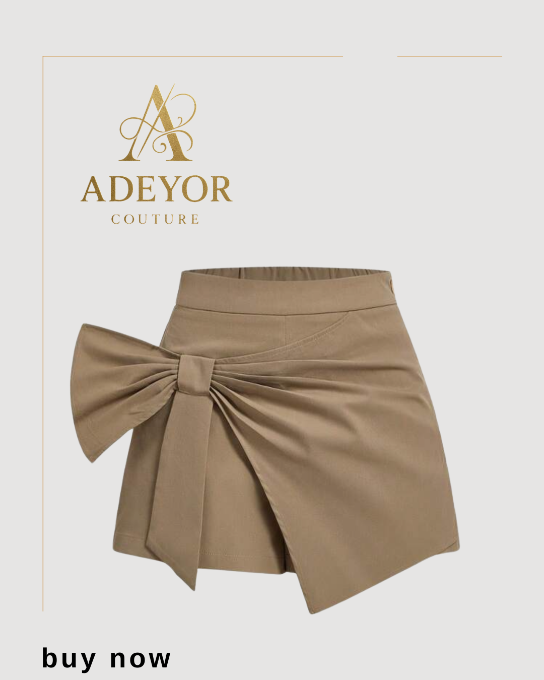 The Bow Luxe Skirt